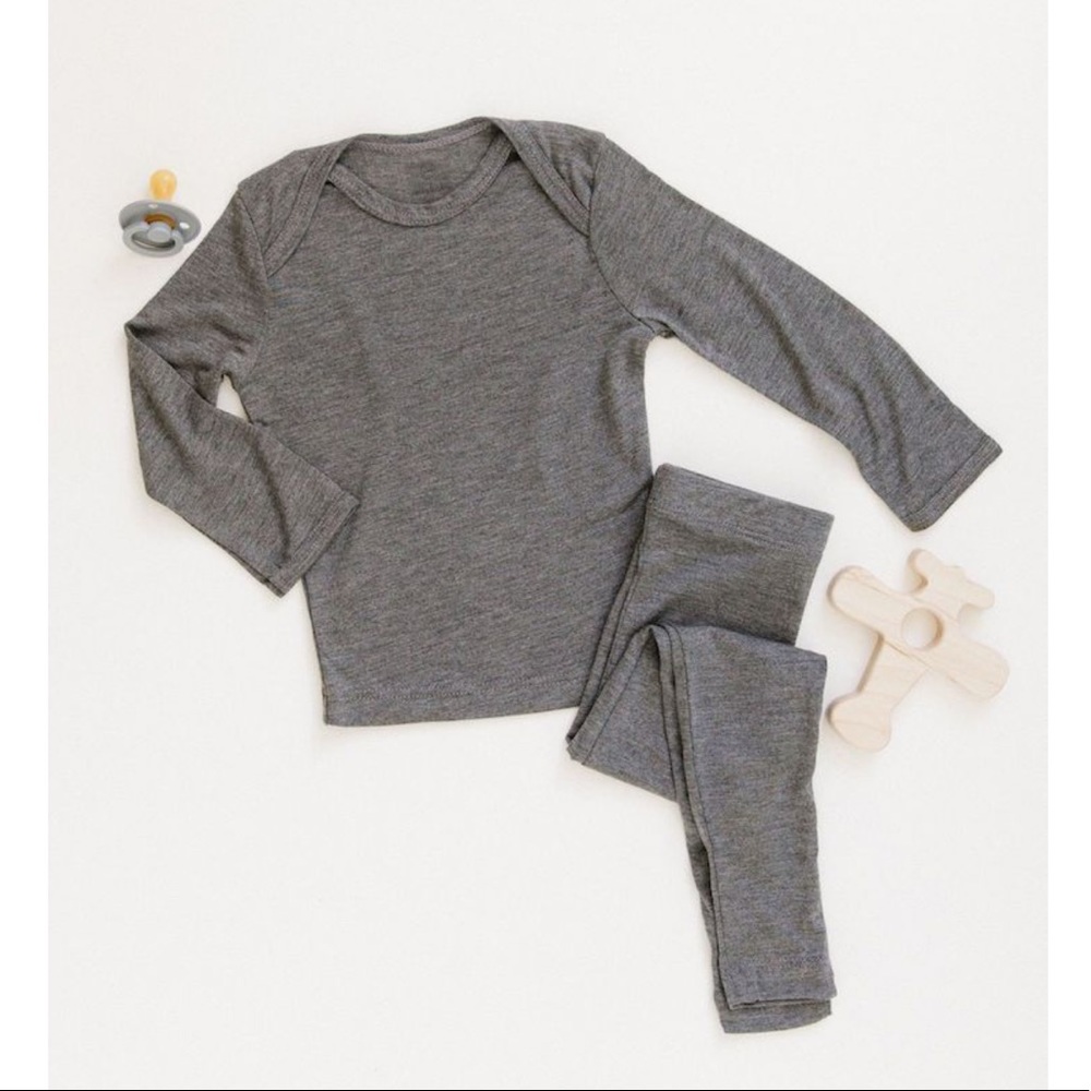 Solly Baby Sleeper Pajamas Marengo Grey 6-12 Mos